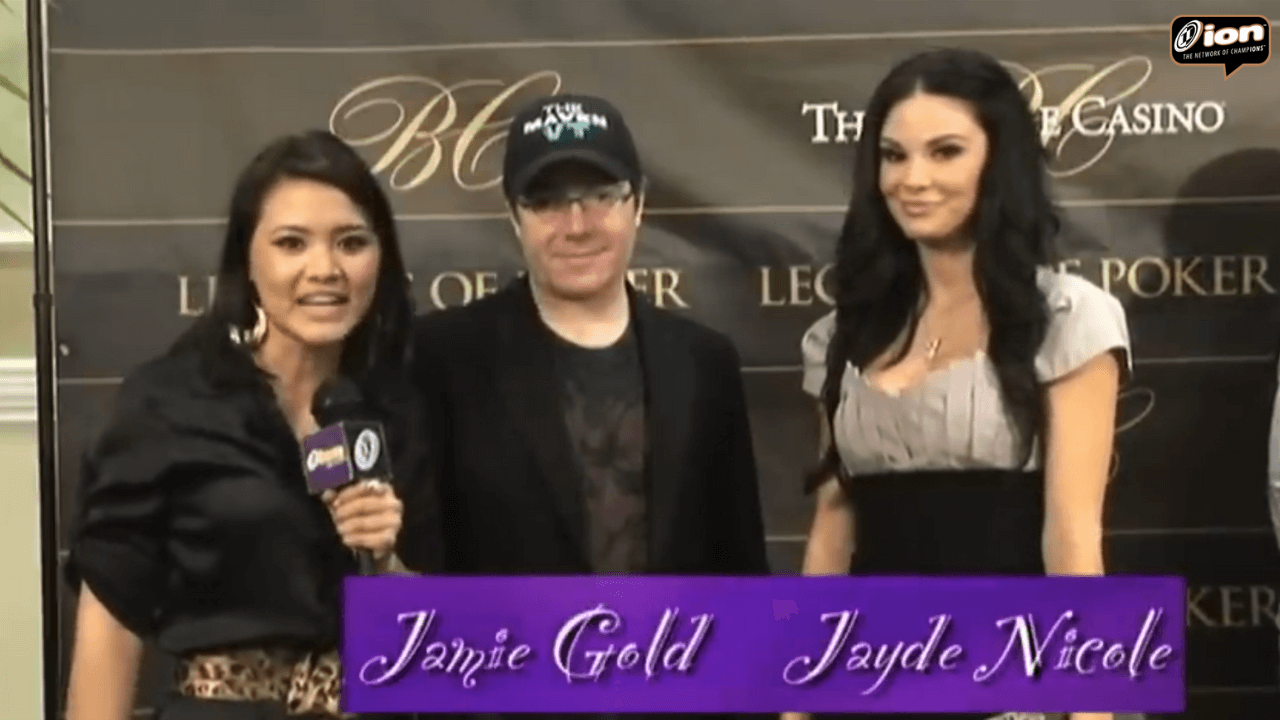 ION Purple Carpet featuring Jamie Gold & Jayde Nicole » Legends of Poker