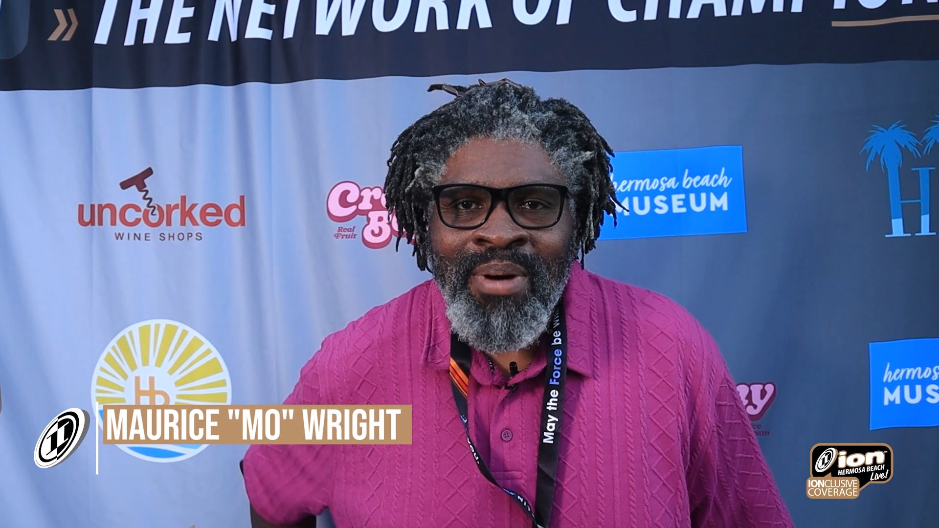 Maurice  "Mo" Wright has his ION Hermosa Beach
