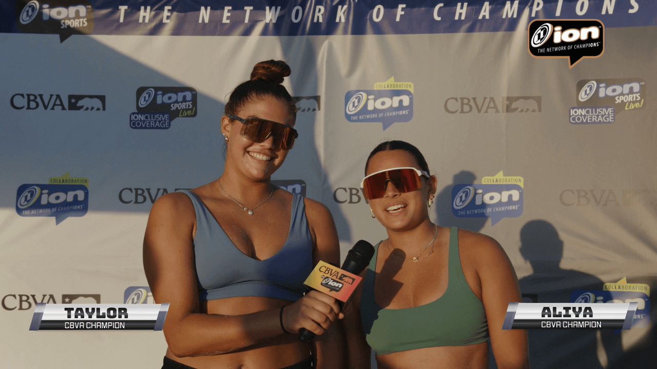 CBVA on ION Sports – Taylor's and Aliya's ID