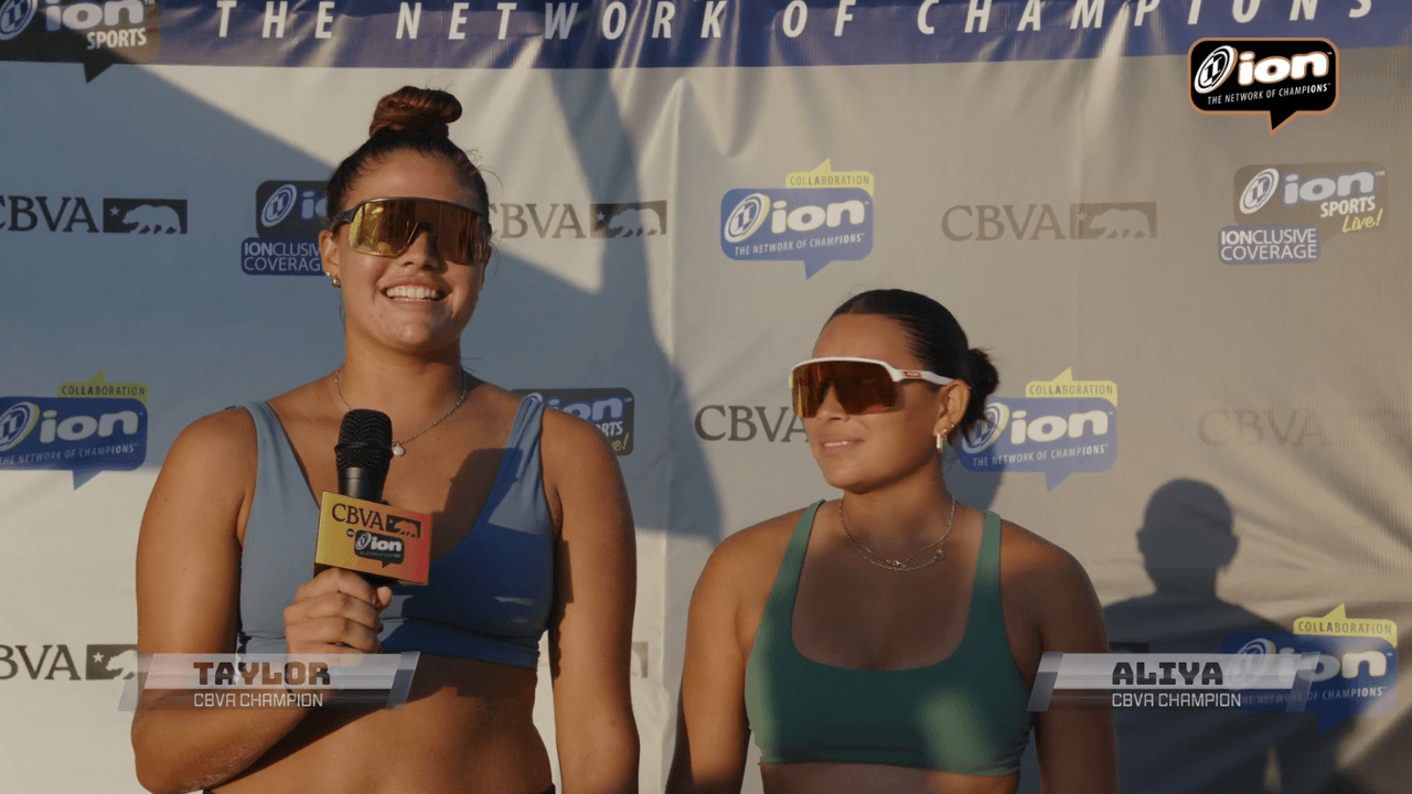 CBVA on ION Sports – Taylor and Aliya on Preparation