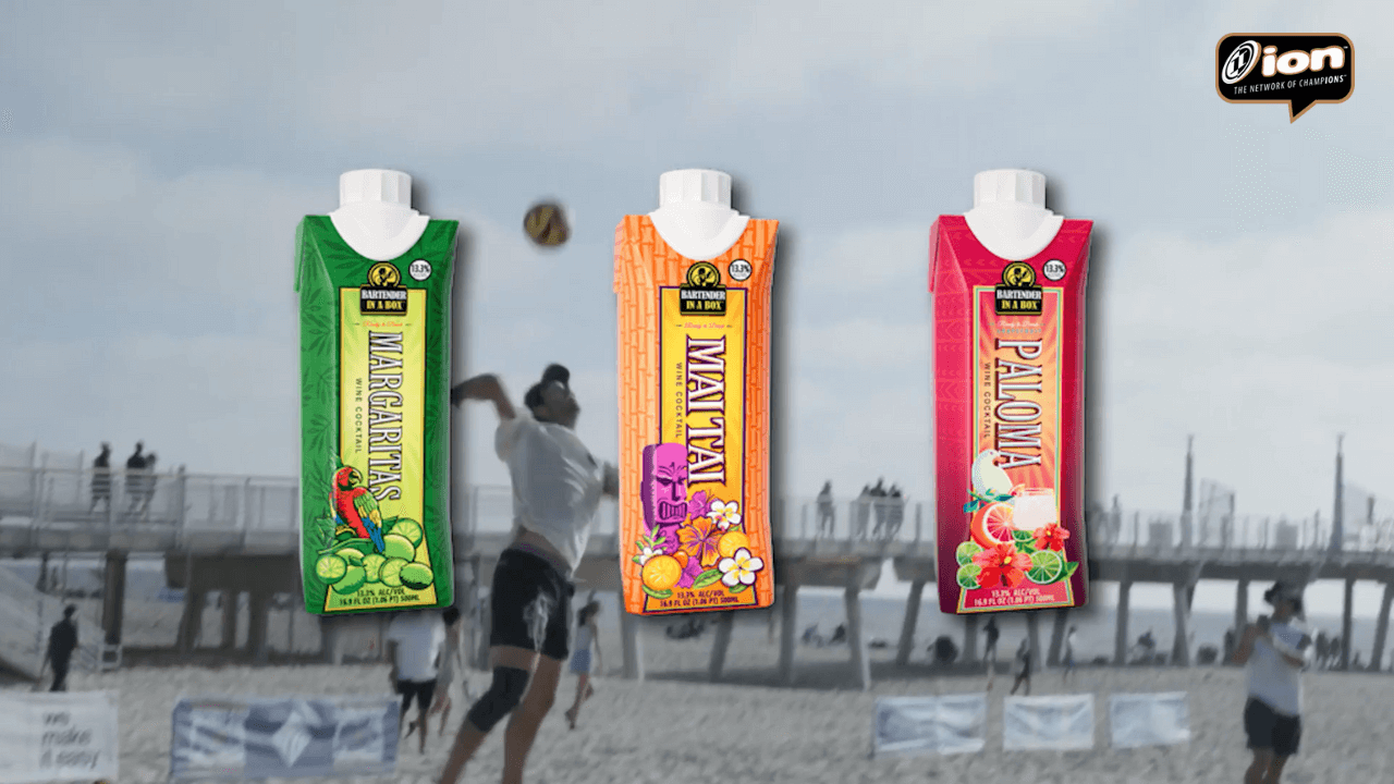 Bartender in a Box on ION - American Volleyball League