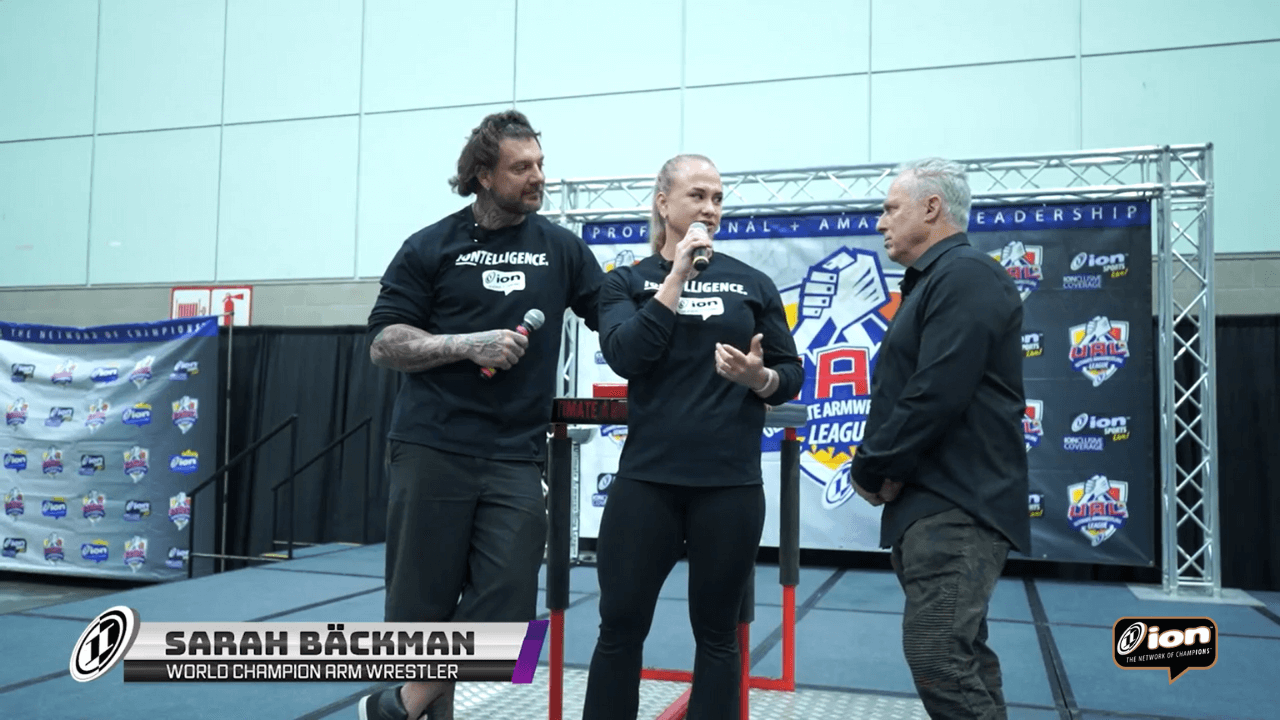 ION ArmWrestling - Sarah Backman & Mikey Oliva spill the Secrets to their Professional ArmWrestling Succession