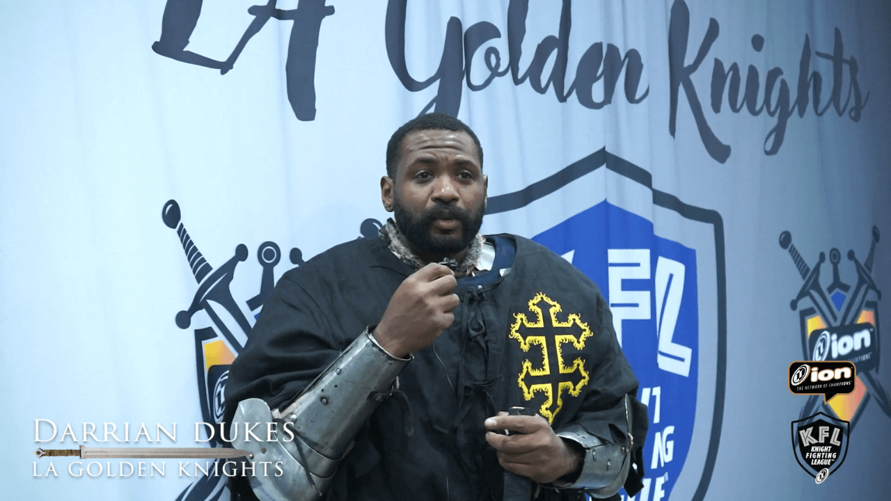 KFL on ION » Darrian Dukes' Advice on Pursuing Knight Fighting