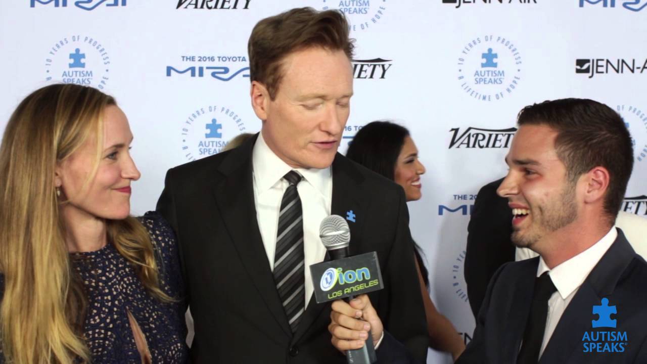 Conan O'Brien Autism Speaks Blue Carpet on ION Los Angeles