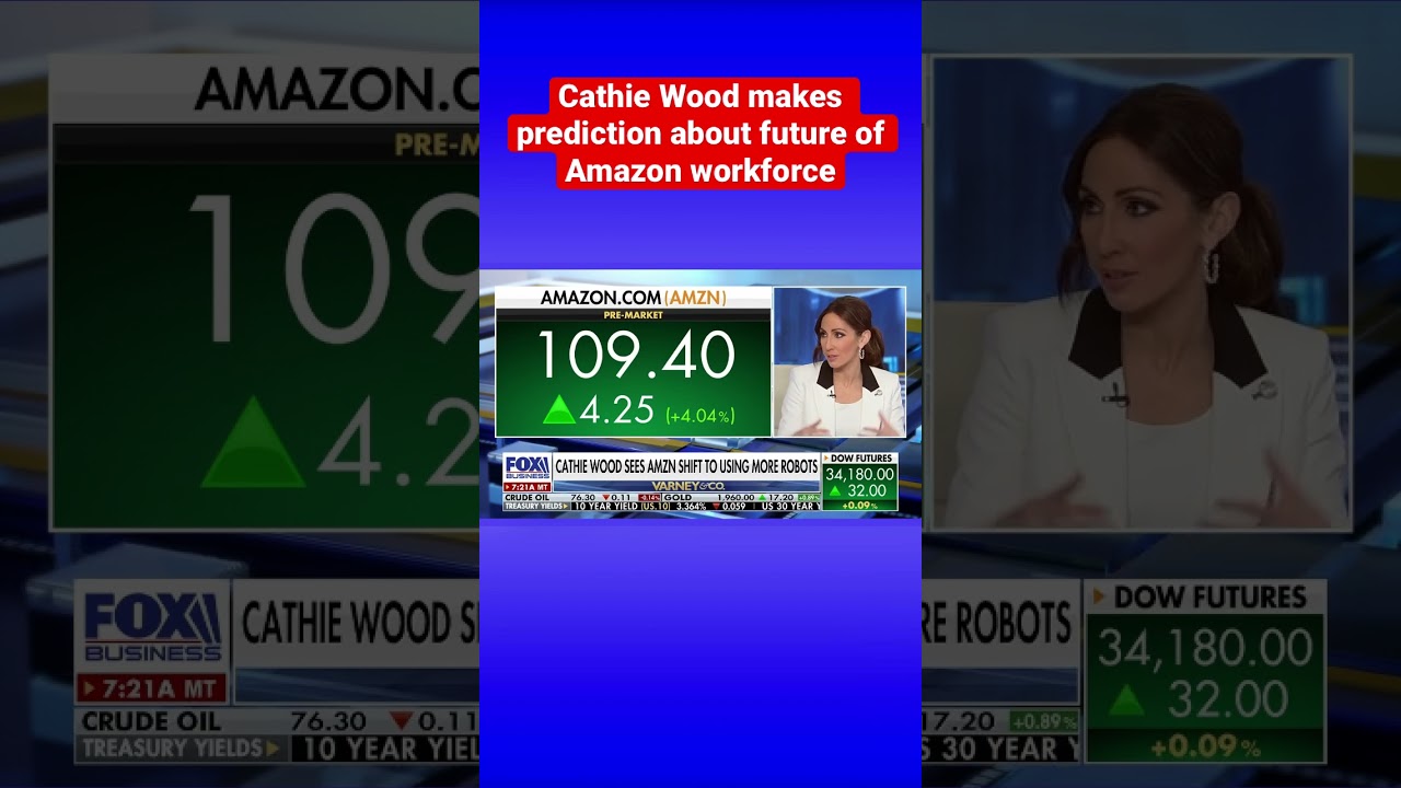 Famed stock picker predicts Amazon will have more robot than human workers #shorts