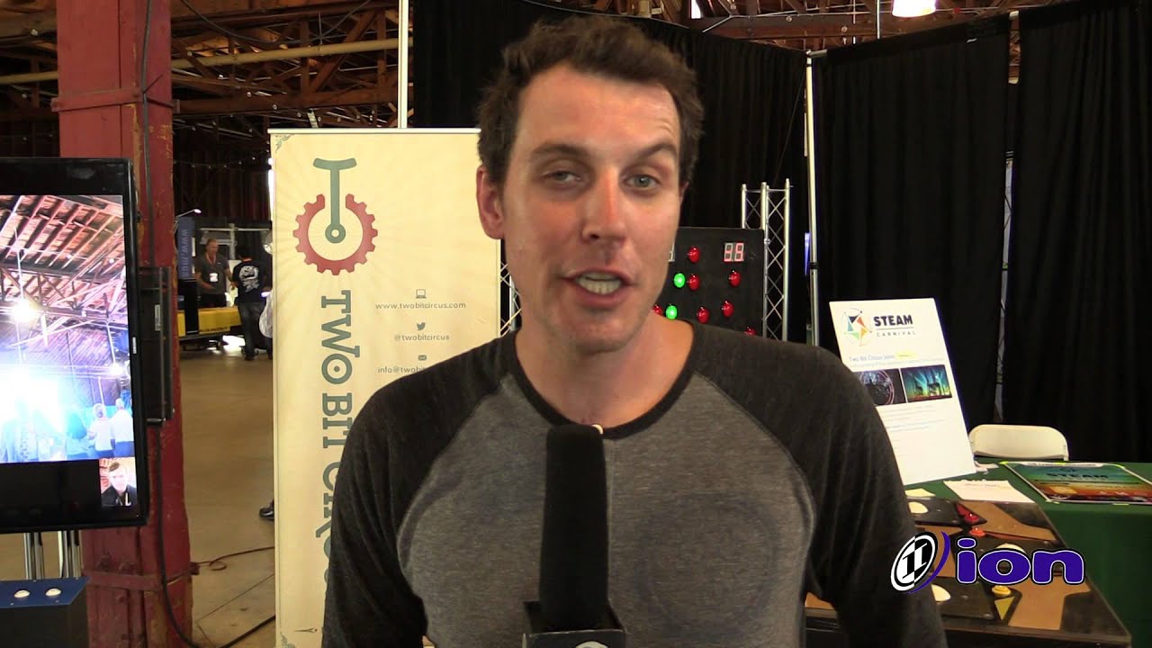 Gavin Bushnell with Two Bit Circus and STEAM Carnival at Ignition Week on ION