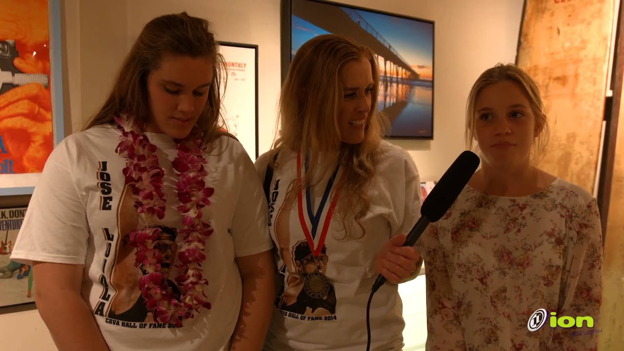 Loiola Family Reflections at Beach Volleyball Hall of Fame on ION